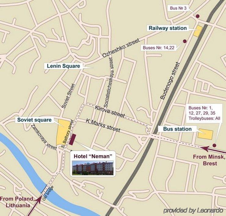 Neman Hotel Hrodna Kültér fotó